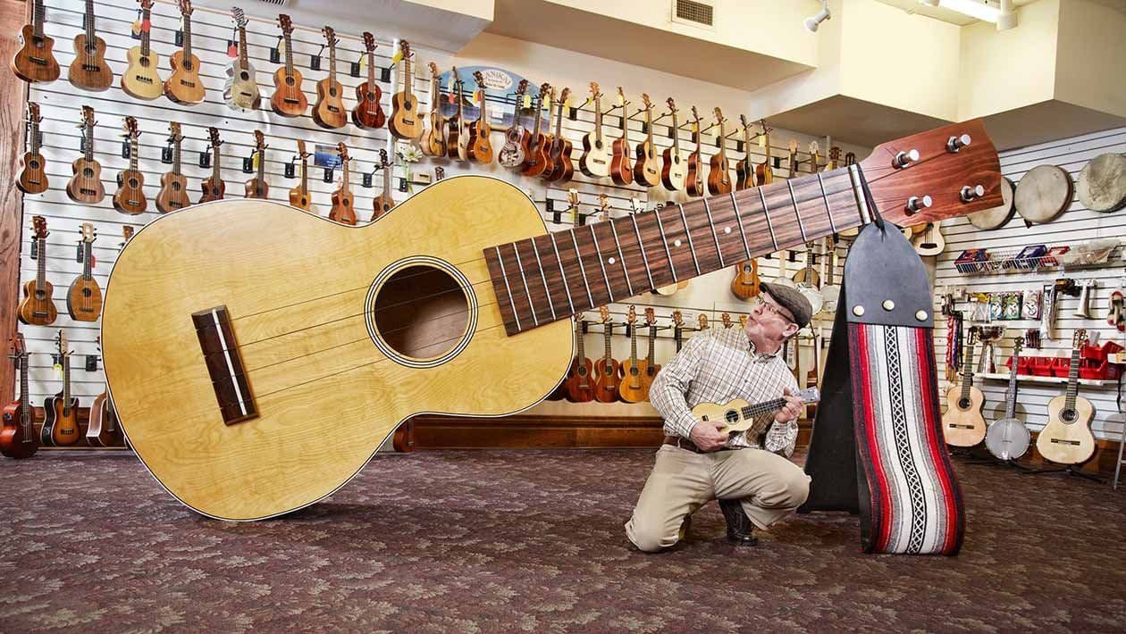 Largest Ukulele Was Created After Getting Idea From A Science Project