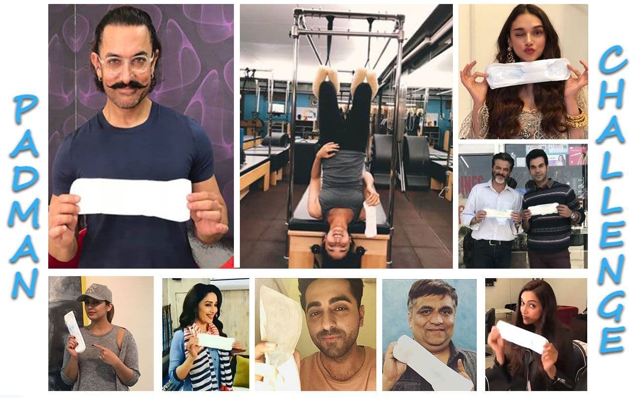 PadMan Challenge Accepted By Bollywood Celebs Is Making The Film A Viral Movement