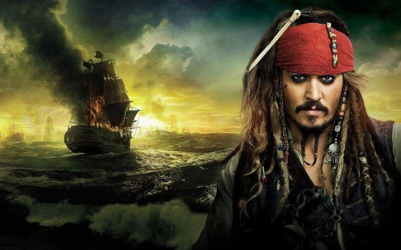 All 6 Pirates of the Caribbean Movies In The Series With Sea, Chase and Treasure