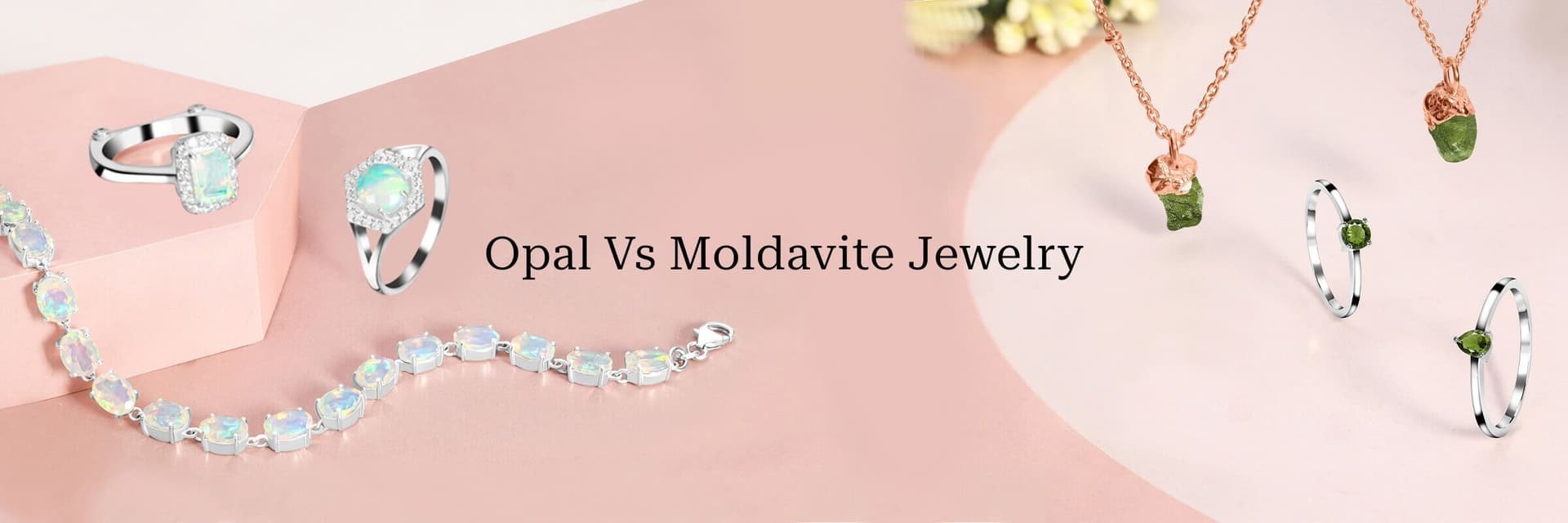 Opal vs Moldavite Jewelry - What's the Difference