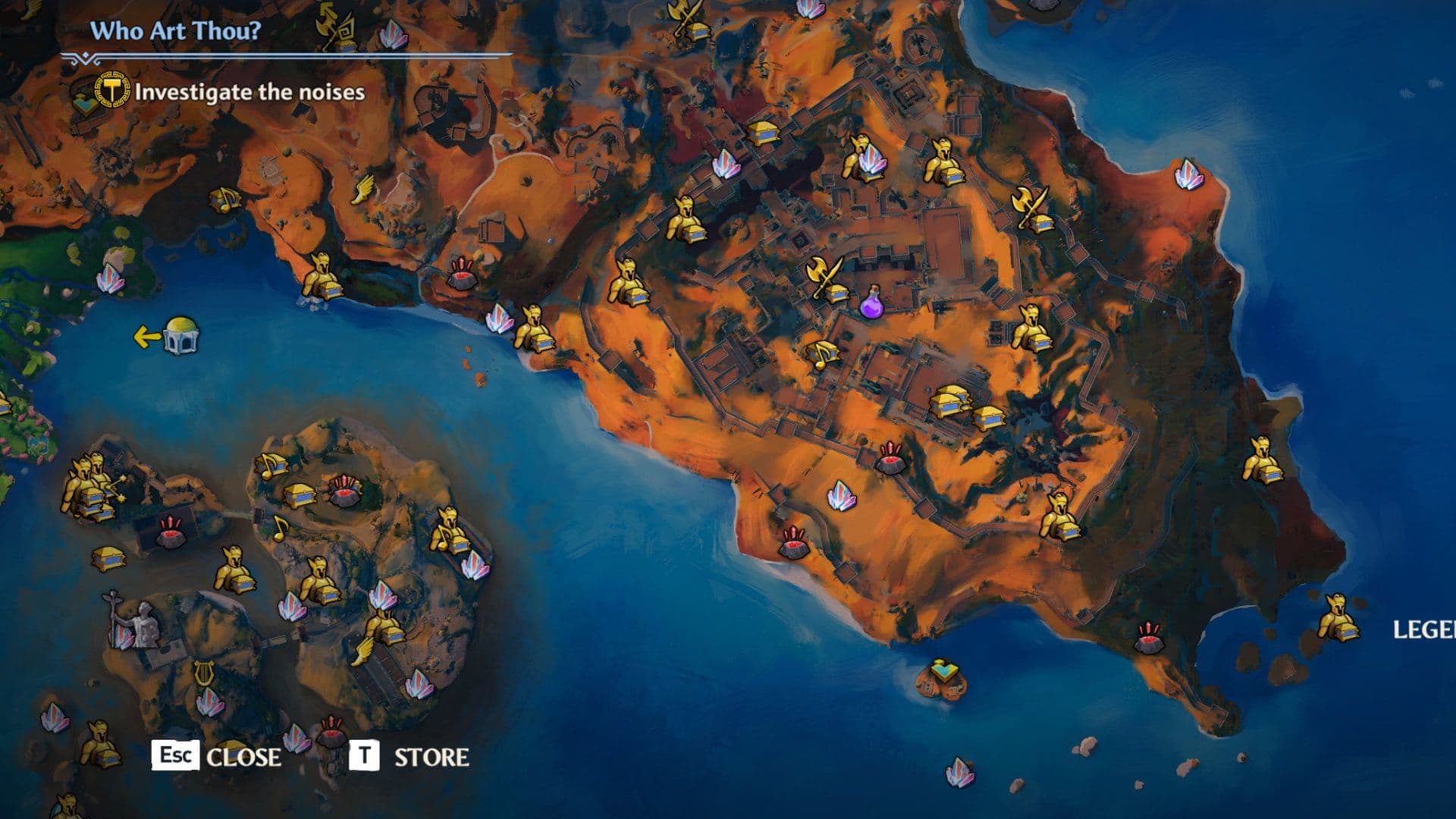 Breaking Up the Map in Immortals: Fenyx Rising, Like Elden Ring.