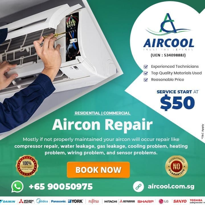 Aircon Repair Service Singapore - Aircool Aircon
