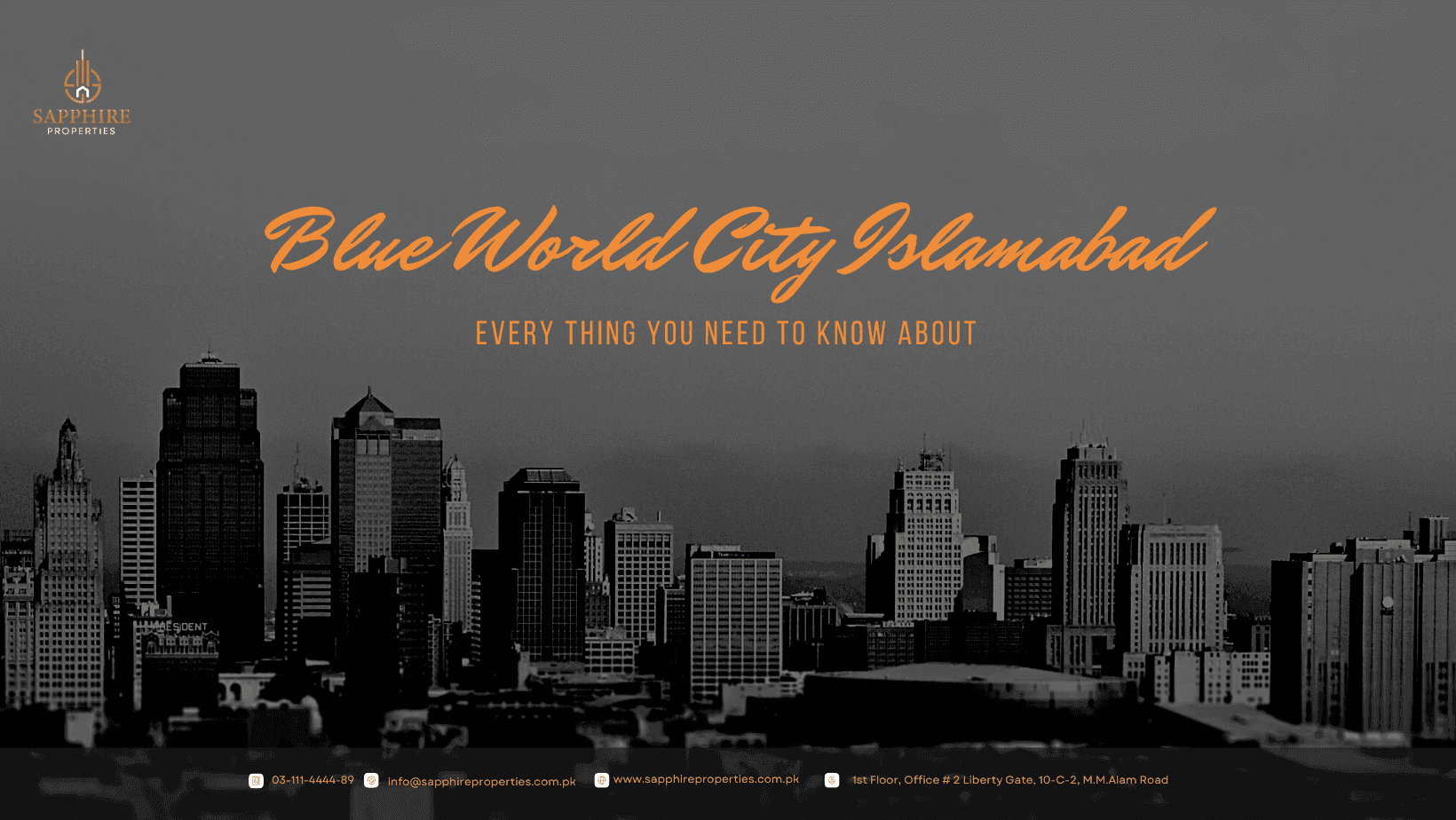 Why Blue World City Is Best Real Estate for Investment