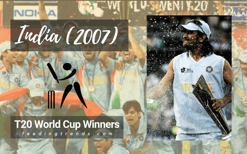 T20 World Cup Winners And Their Winning Captains From 2007