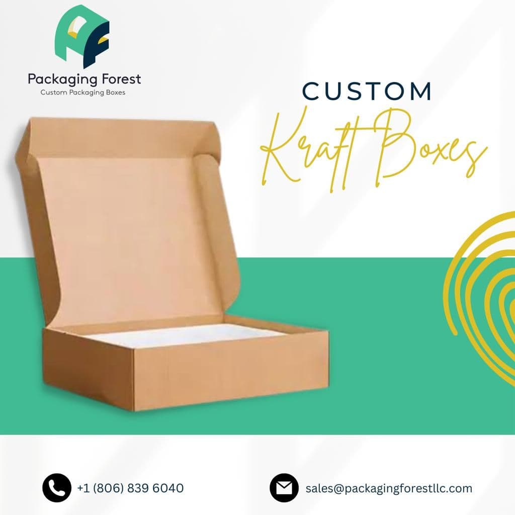 Advance Your Brand With Elegant Custom Printed Kraft Boxes