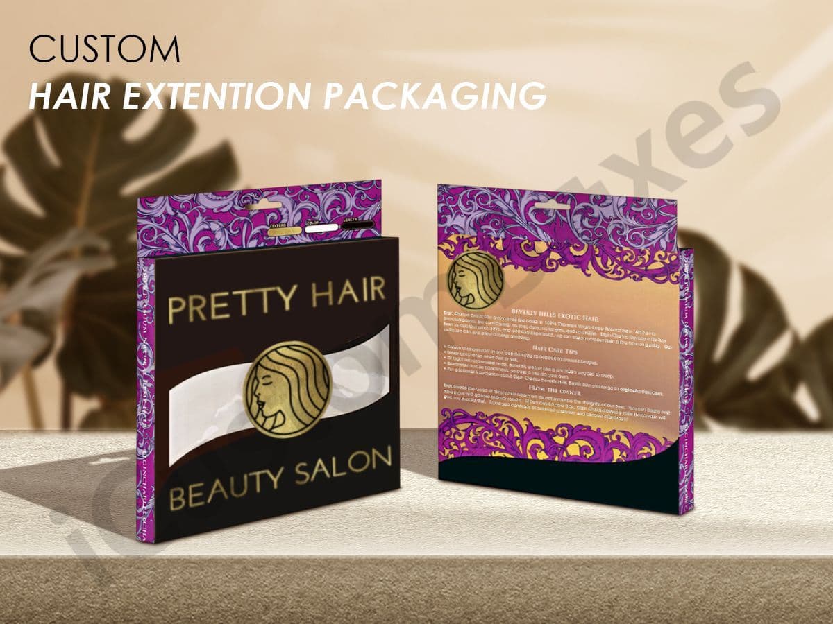 Bring Forward Cosmetic Brand With Custom Hair Packaging