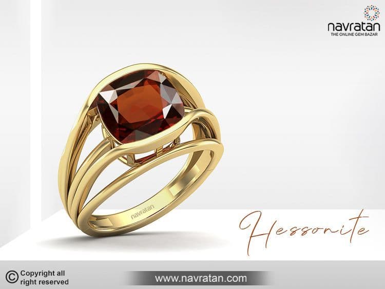 Hessonite Rings: A Gemstone With Unique Healing Properties