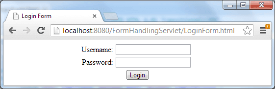 How to Create a Login Form Using Html + Servlet + Java + Xml