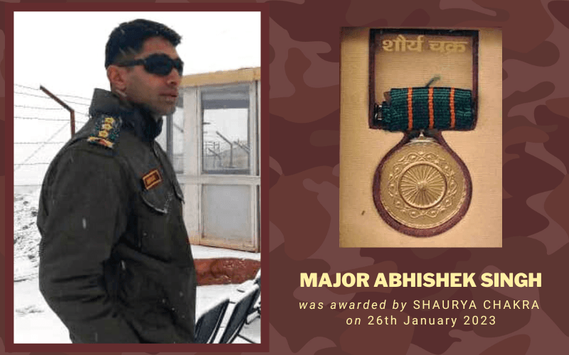 Major Abhishek Singh Won Shaurya Chakra Making Us All Proud