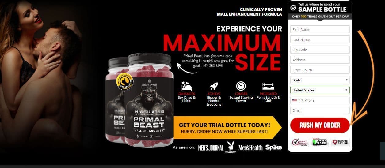 Primal Beast Male Enhancement Gummies Use  for Maximum Results.