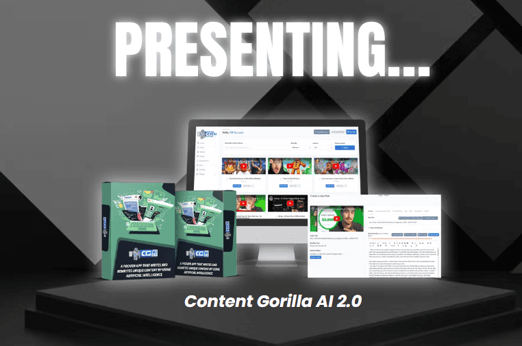 Content Gorilla 2.0 Review - Full Upsells Details + Bonus