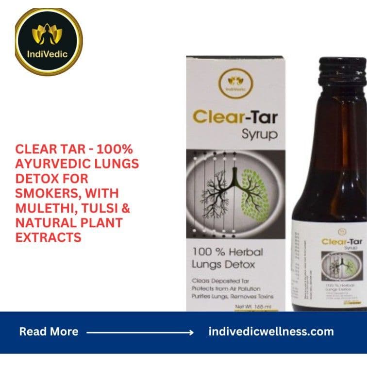 Clear Tar Syrup: A Natural Lung Detox and Cleanse for Smokers:-
