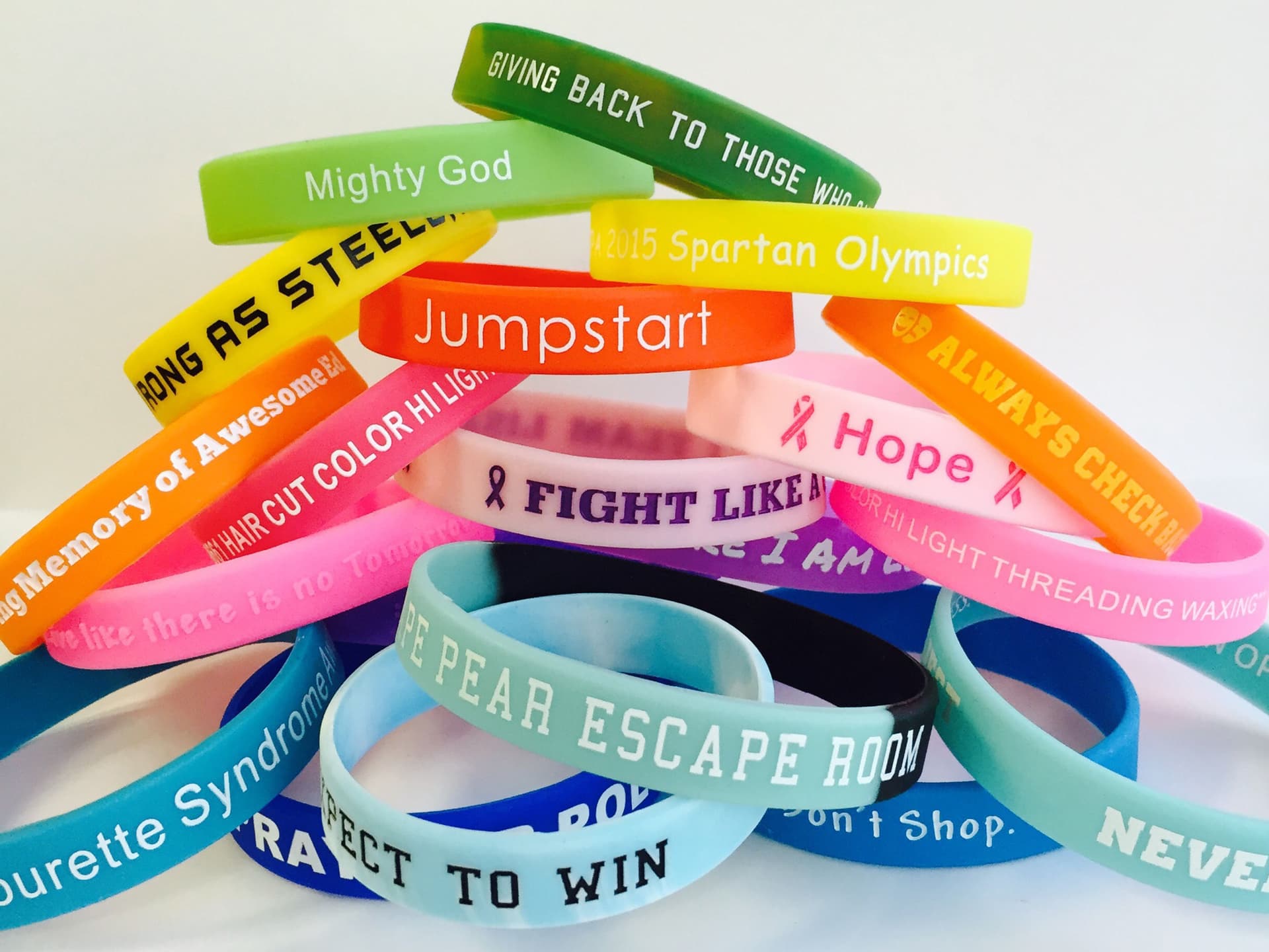Customised Ink Filled Debossed Wristbands: Wear Your Message