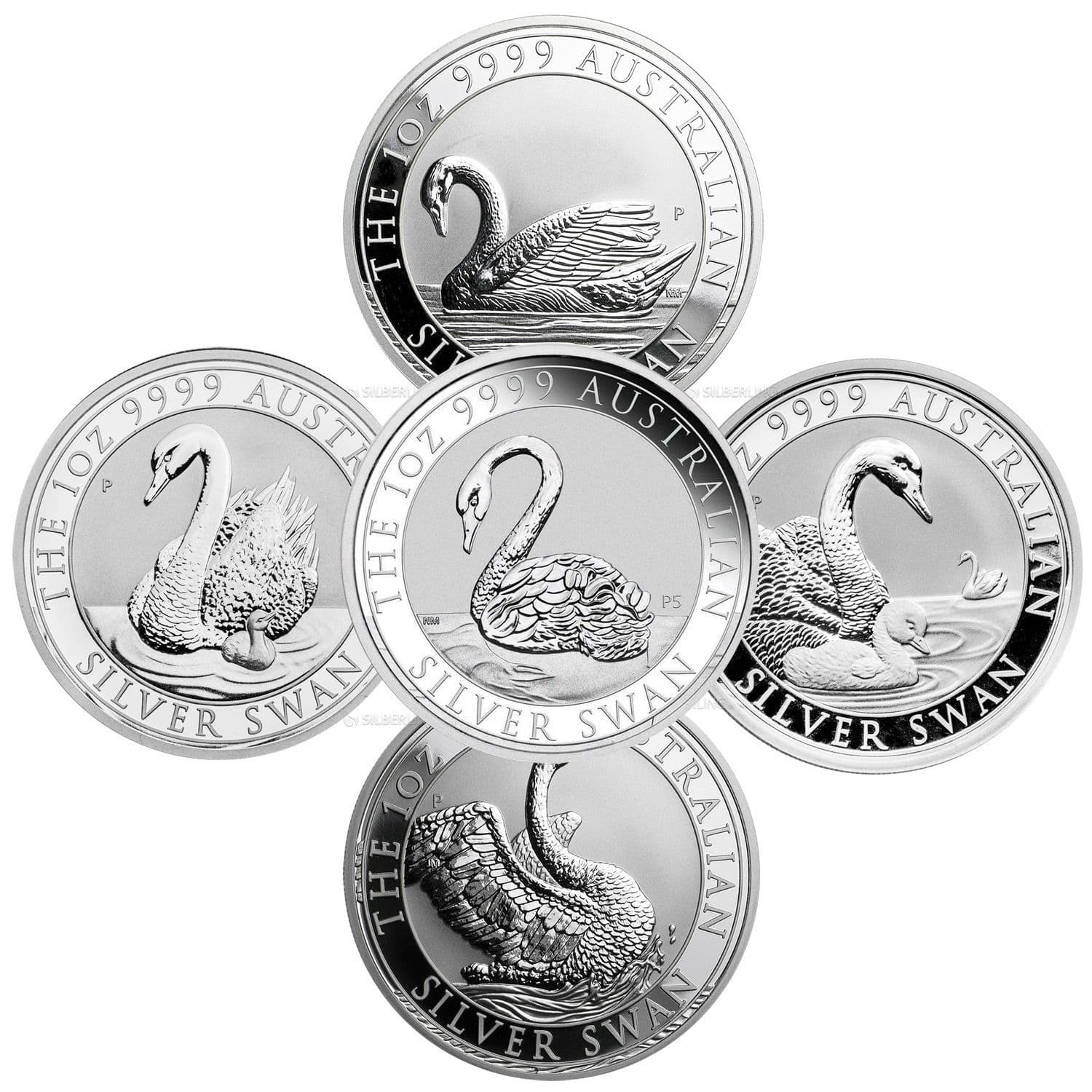 Australian Silver Coins Series "Swans"