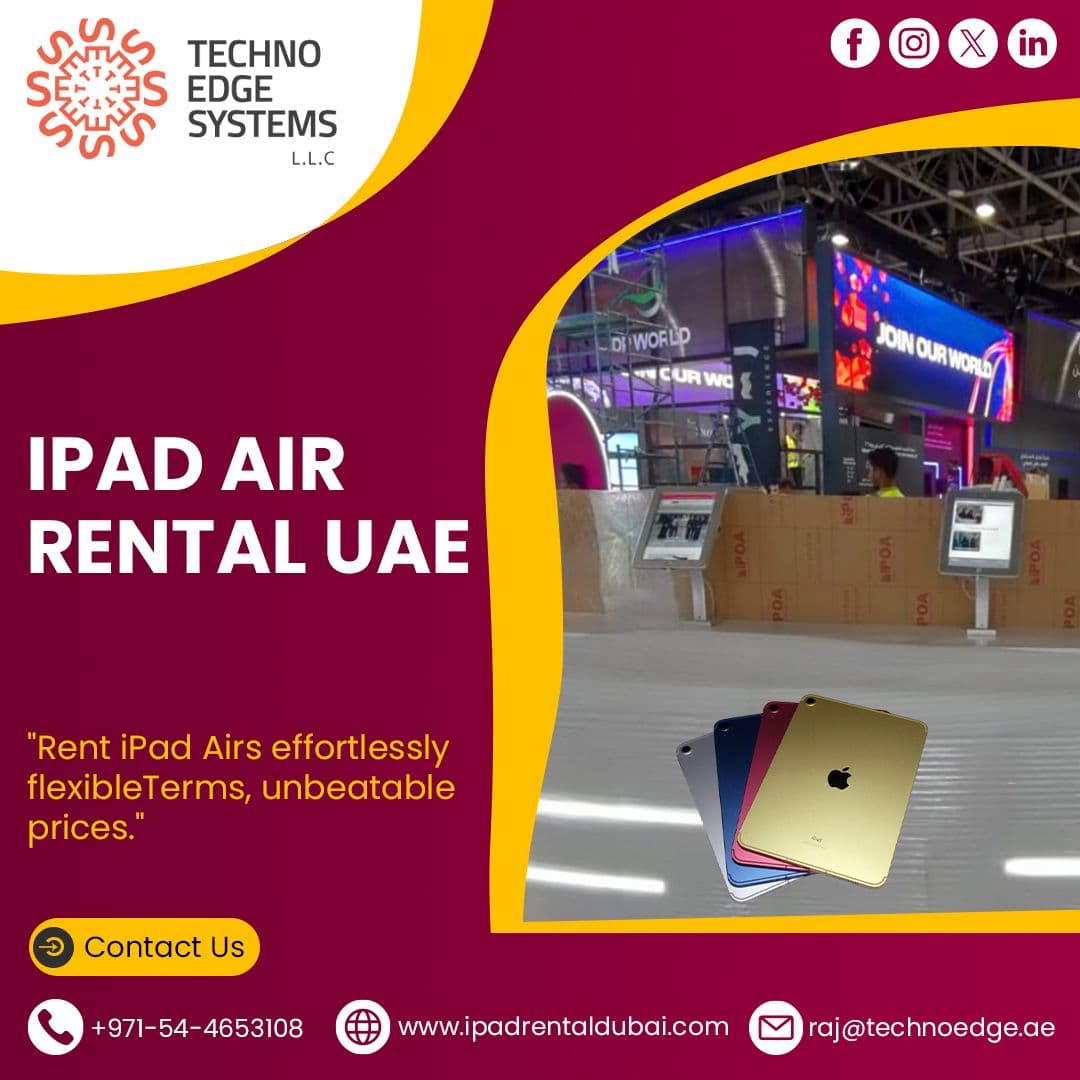 How to Choose Best Plans for iPad Air Rental UAE ?