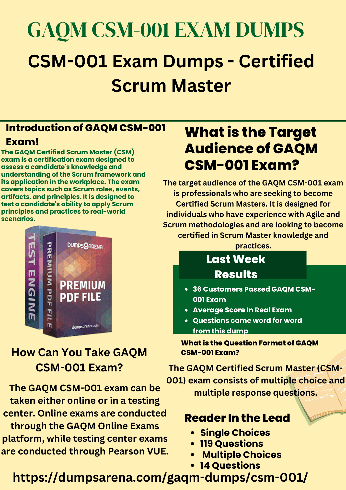 Csm-001 Exam Dumps Updated According to the Latest Exam Pattern