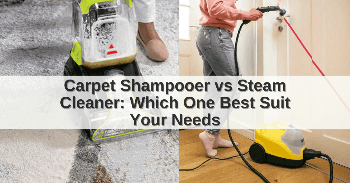 Carpet Shampooer vs Steam Cleaner: Which One Best Suit Your Needs
