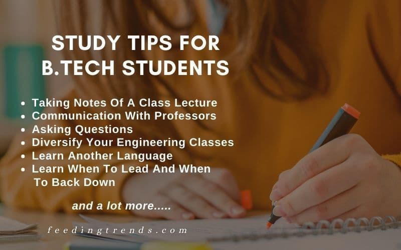 20 Study Tips For B.Tech Students