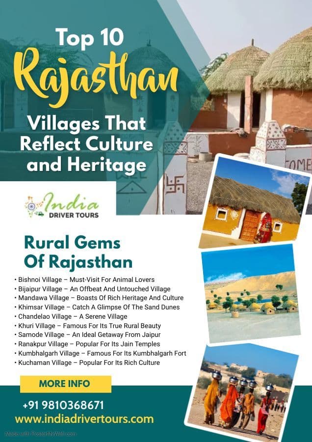 Top 10 Rajasthan Villages That Reflect Culture and Heritage