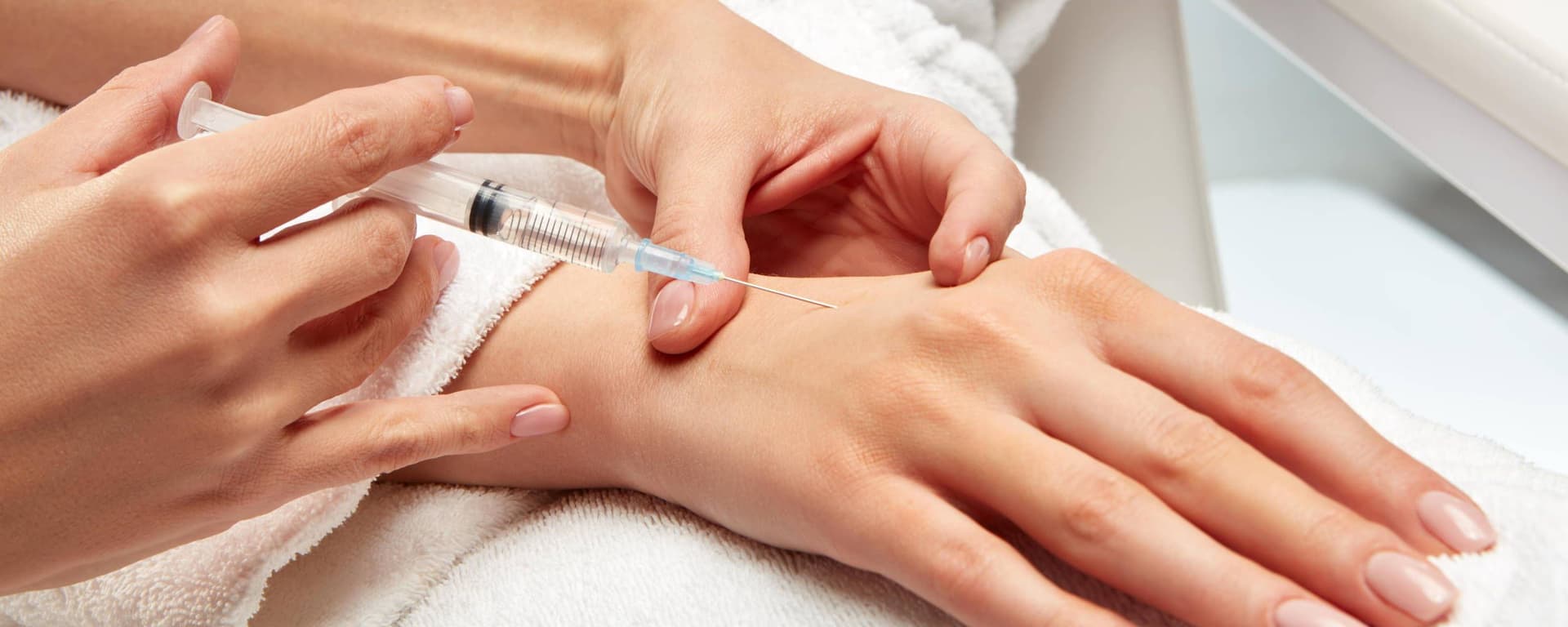 What are the injections for skin boosters for hands?