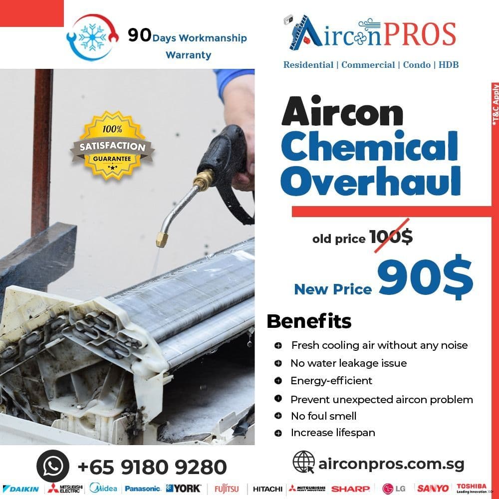 What Type of Chemicals Used in Aircon Chemical Wash