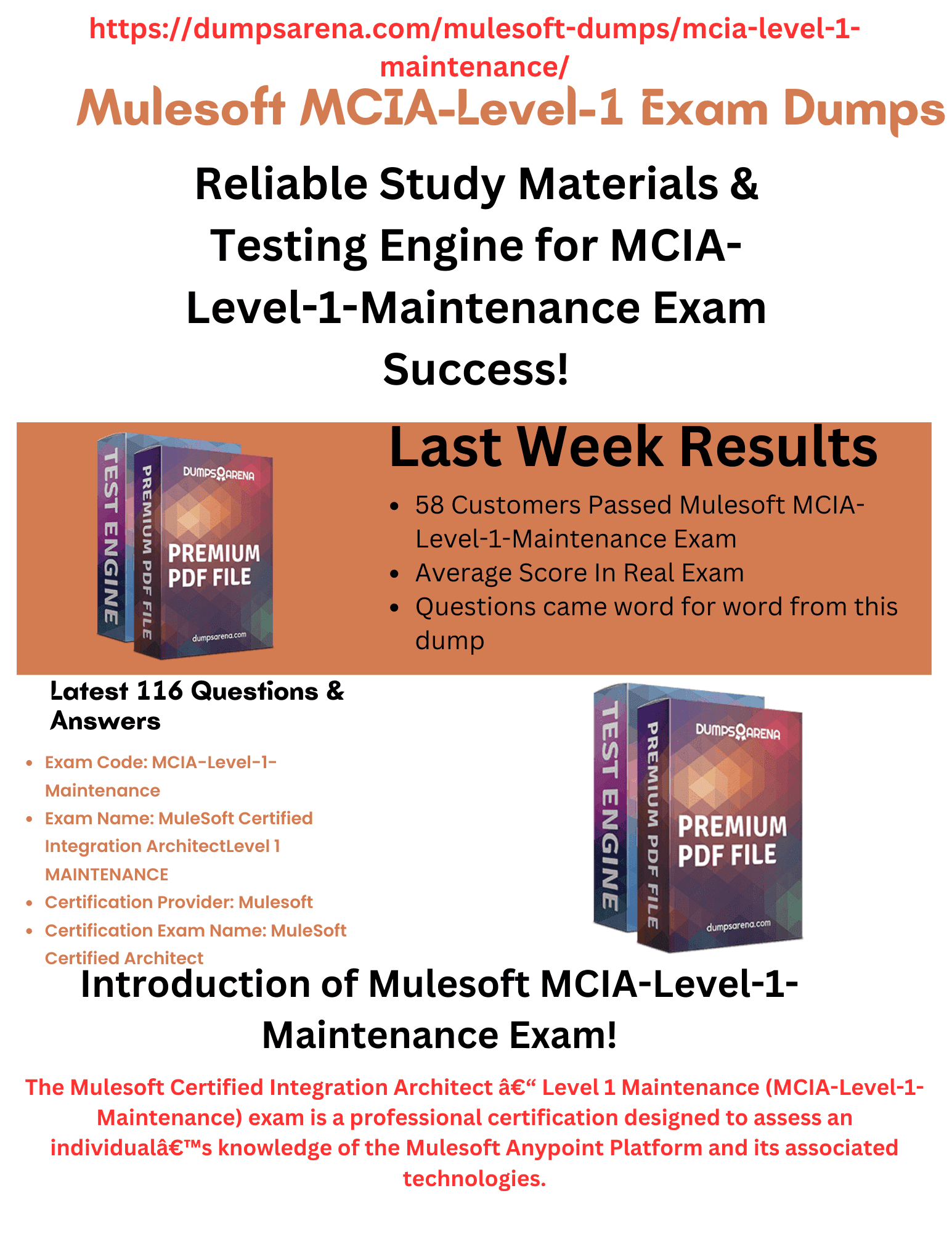 "Mcia-Level-1 Made Easy With Mulesoft Exam Dumps"